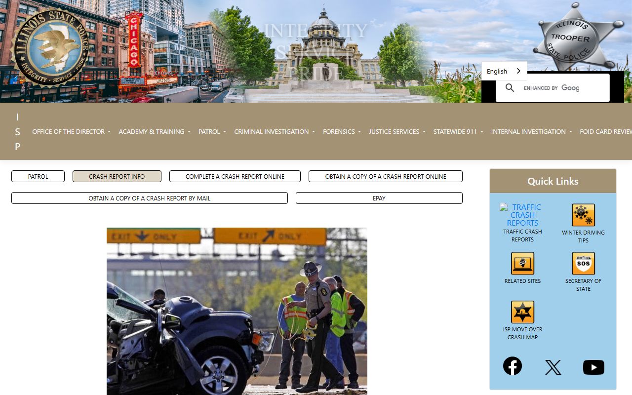 Illinois busted mugshots crash reports lookup system